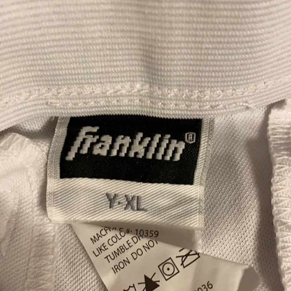 YOUTH XL Franklin White Softball Pant